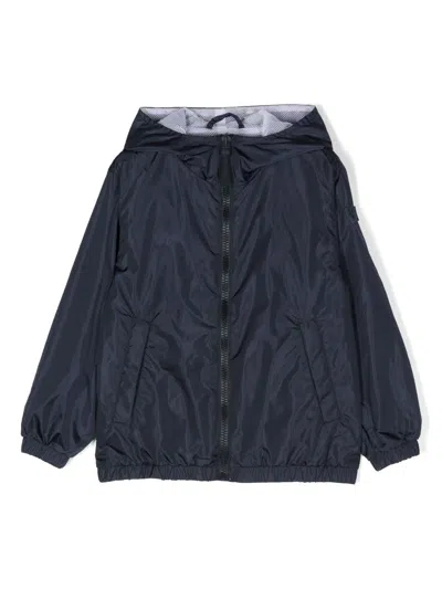 Il Gufo Kids' Zipped Lightweight Jacket In Blue