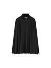 Il Tabarro Wool Cape In Black