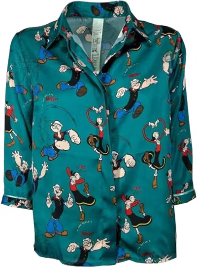Il The' Delle 5 Shirt Woman Il The Delle 5 Ppspoon56st5000 In Green