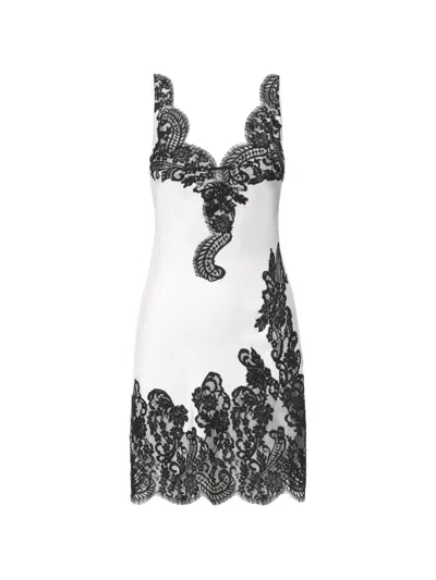 Il Volo Cara Lace-trim Embroidered Dress In Multi