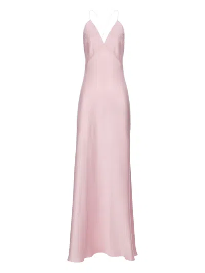 Il Volo Muse Slip Maxi Dress In Pink
