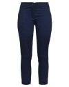 Il' Ya Woman Pants Navy Size 14 Cotton, Rubber In Navy Blue