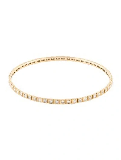 Pre-owned Ila 14k Diamond Slip-on Bangle Bracelet, 8" In Multi