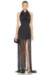 Ila Sylvia Maxi Dress In Black