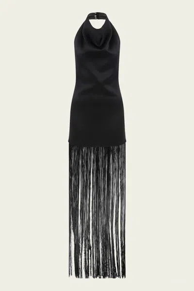 Ila Sylvia Maxi Dress In Brown Sequin