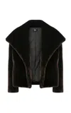 Ila Celeste Faux Fur Jacket In Brown