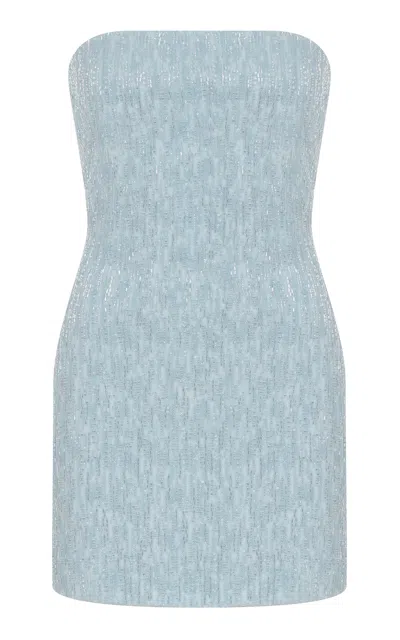 Ila Elena Sequined Mini Dress In Blue