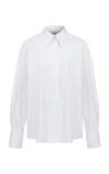 Ila Elisabeth Cotton Poplin Shirt In White