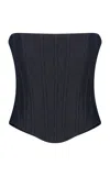 Ila Eve Cotton Blend Top In Blue