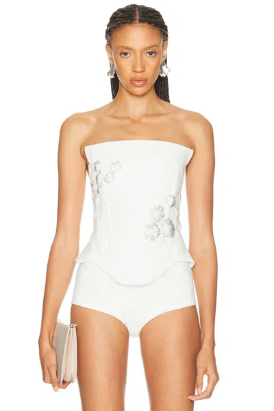 Ila Glynn Corset Top In White