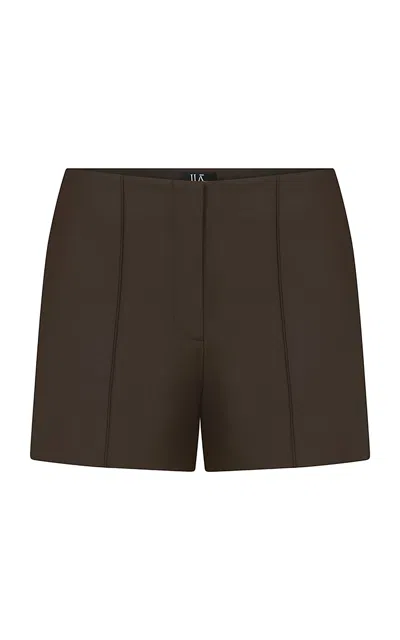 Ila Iris Wool Blend Short In Brown
