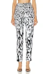 Ila Nas Zebra Sequin Trouser In Black & White