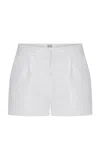Ila Nial Sequined Shorts In White
