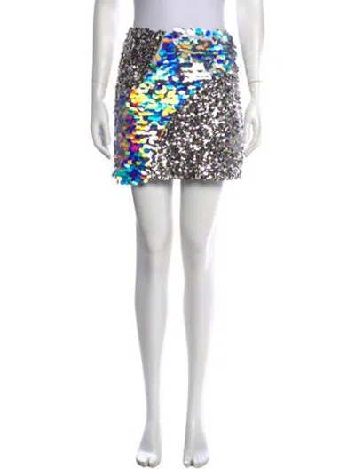 Pre-owned Ila Patterned Mini Skirt W/ Tags In Multicolor