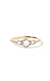 Ila Pluvia 14k Yellow Gold Diamond Ring