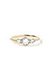 Ila Pluvia 14k Yellow Gold Diamond Ring