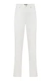 Ila Rigid High-rise Straight-leg Jeans In White