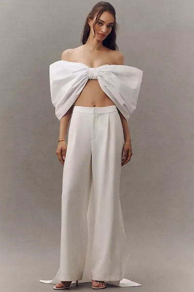 Ila Saint Bow Top In White