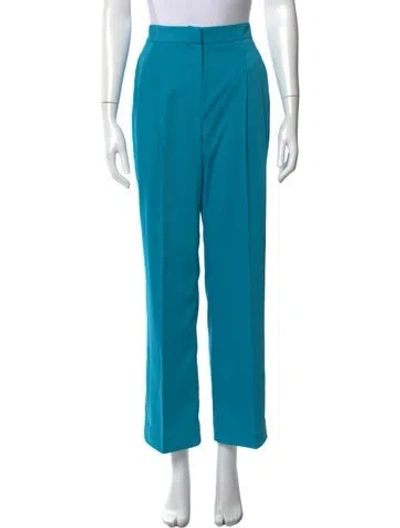 Pre-owned Ila Straight Leg Pants In Blue