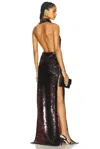 Ila Sylvia Maxi Dress In Brown