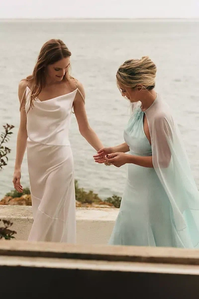 Ila Vela Cowl-neck Maxi Dress In White