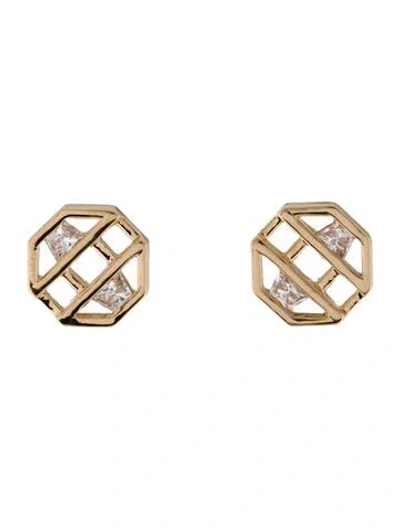 Pre-owned Ilaara 14k Diamond Earclip Earrings In Multi