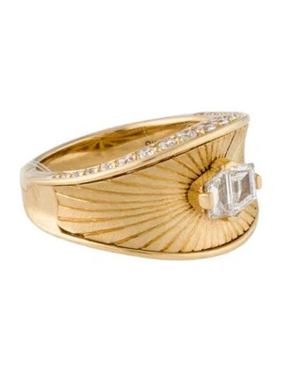 Pre-owned Ilaara 18k Diamond Band In Multi