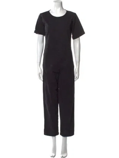 Pre-owned Ilana Kohn Crew Neck Jumpsuit In Black