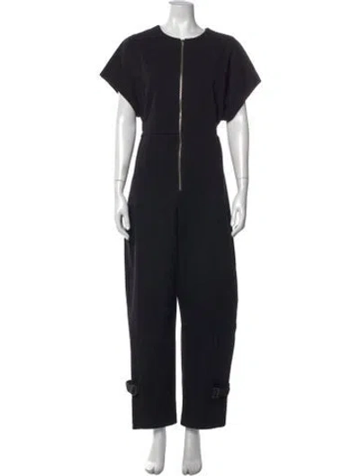 Pre-owned Ilana Kohn Crew Neck Jumpsuit In Black