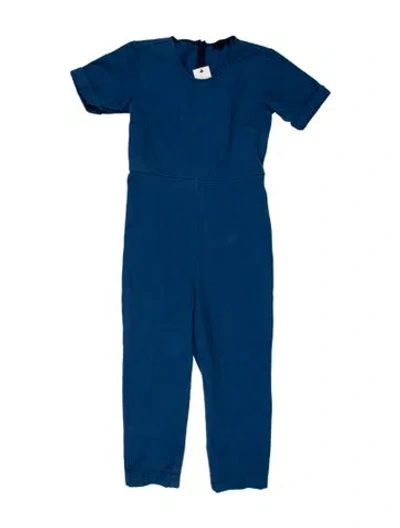 Pre-owned Ilana Kohn Crew Neck Jumpsuit In Blue