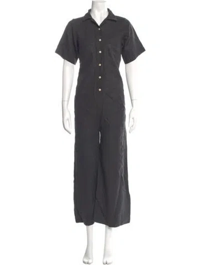 Pre-owned Ilana Kohn Linen Jumpsuit In Gray