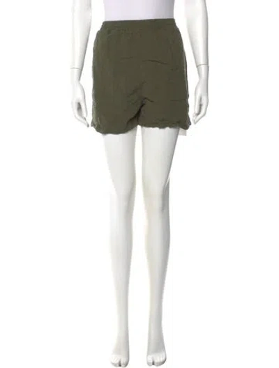 Pre-owned Ilana Kohn Mini Shorts In Green