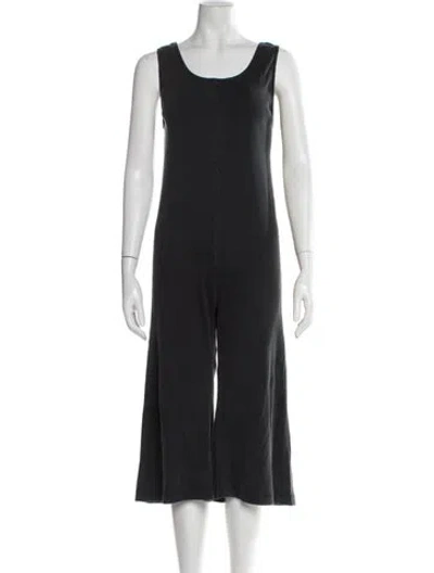 Pre-owned Ilana Kohn Scoop Neck Jumpsuit In Black