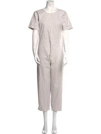 Pre-owned Ilana Kohn Scoop Neck Jumpsuit In Neutral