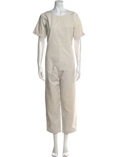 Pre-owned Ilana Kohn Scoop Neck Jumpsuit In Neutral