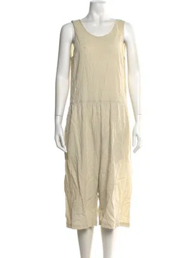 Pre-owned Ilana Kohn Scoop Neck Jumpsuit In Neutral