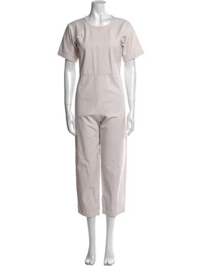 Pre-owned Ilana Kohn Scoop Neck Jumpsuit In Pink