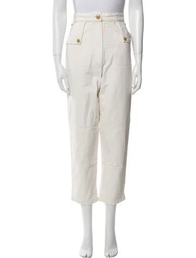Pre-owned Ilana Kohn Straight Leg Pants In Neutral
