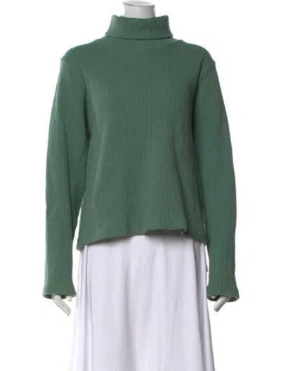 Pre-owned Ilana Kohn Turtleneck Sweater In Green