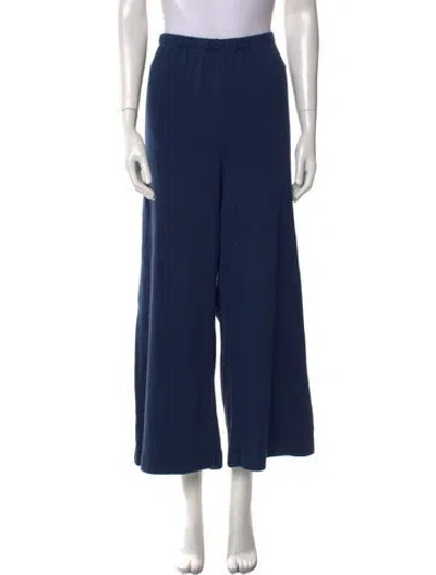 Pre-owned Ilana Kohn Wide Leg Pants In Blue