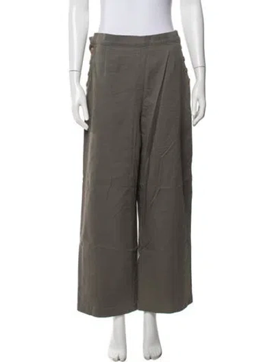 Pre-owned Ilana Kohn Wide Leg Pants In Gray