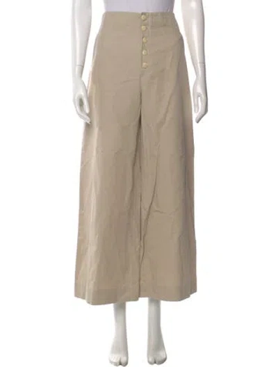 Pre-owned Ilana Kohn Wide Leg Pants In Neutral