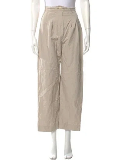 Pre-owned Ilana Kohn Wide Leg Pants In Neutral