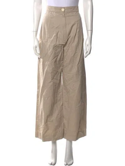 Pre-owned Ilana Kohn Wide Leg Pants In Neutral