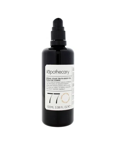 Ilapothecary Unisex 3.38oz Speak Your Truth Body Oil In Transparent