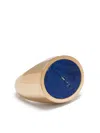 Ilaria Icardi 18k Yellow Gold Lapis Lazuli Ring In Gold