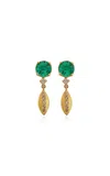 Ileana Makri 18k Yellow Gold Dewdrop Earrings