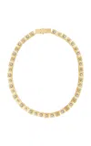 Ileana Makri 18k Yellow Gold Large Tile Diamond Necklace