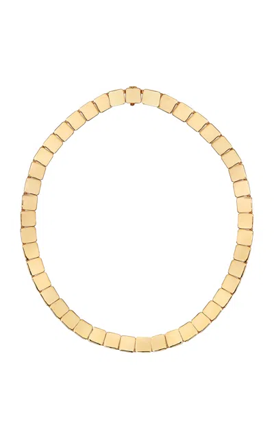 Ileana Makri 18k Yellow Gold Large Tile Necklace