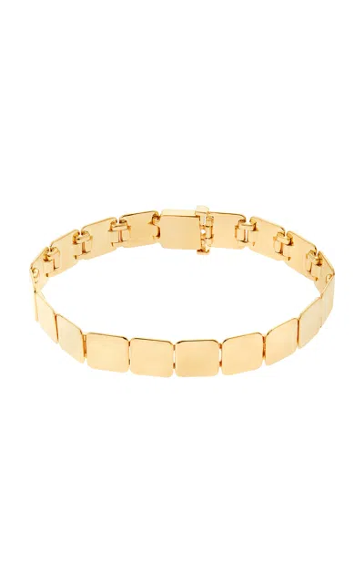 Ileana Makri 18k Yellow Gold Large Tile Single Bracelet